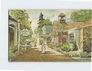 Postcard Milleridge Inn Long Island Jericho New York USA