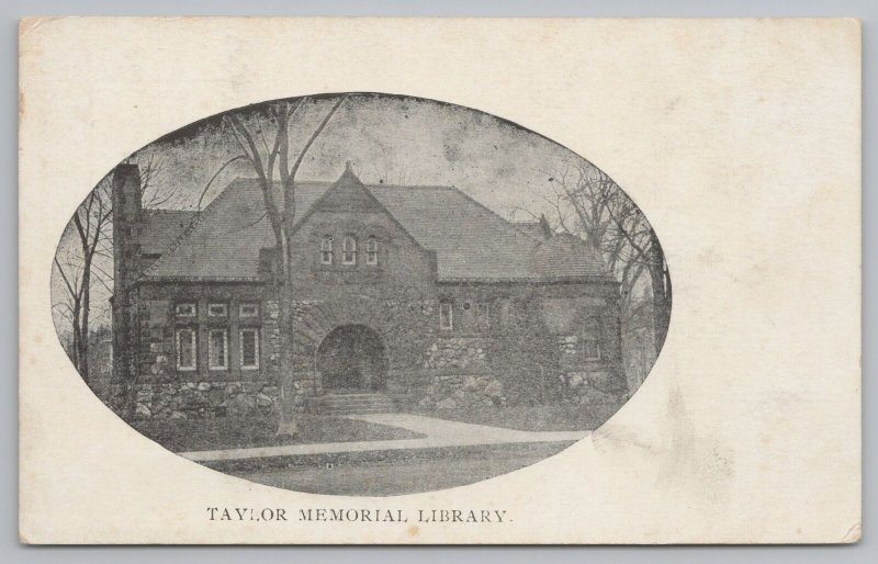 Milford Connecticut~Taylor Memorial Library~Richardsonian Romanesque Style~c1905 