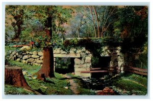 c1910s Old Stone Bridge, Goffstown New Hampshire NH Unposted Antique Postcard 