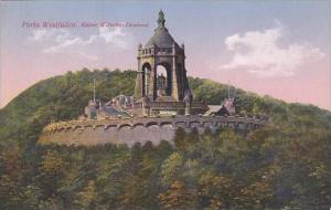 Germany Porta Westfalica Kaiser Wilhelm Denkmal