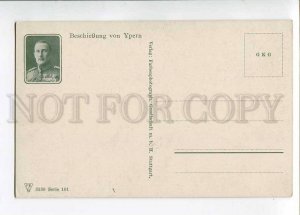 275794 WWI Germany PROPAGANDA WAR Bombardment YPERN by BURGER