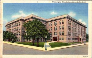 Postcard SCHOOL SCENE Sioux Falls South Dakota SD AM5868