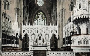 Armagh Ireland St Patrick's Roman Catholic Cathedral Altar c1910 Postcard