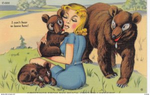 I can't BEAR to leave! , 1930-40s