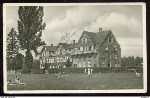 dc1009 - GERMANY Kressbronn am Bodensee 1940s Hotel Schiff. Real Photo Postcard