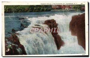 Old Postcard Passaic Falls Niagara Falls Paterson