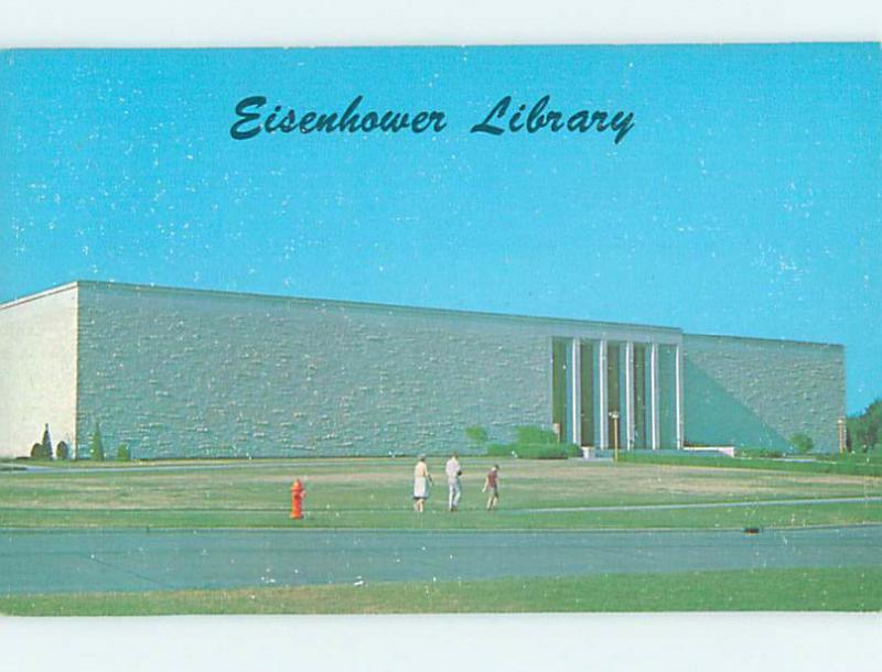 Unused Pre-1980 EISENHOWER PRESIDENTIAL LIBRARY Abilene Kansas KS hs1894