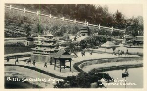 Postcard RPPC California Battle Castle of Nagoya Bernheimer Japanese 23-6427