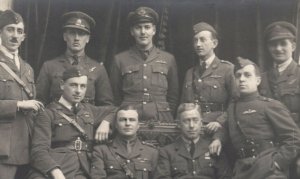 RAF WWI Royal Flying Corps Observer Pilot 107th Squadron Real Photo Postcard