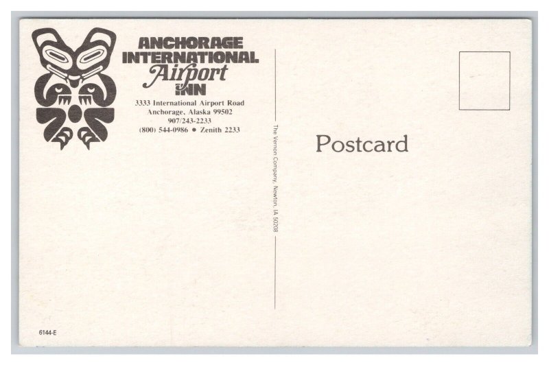 Alaska Anchorage International Airport Inn Postcard