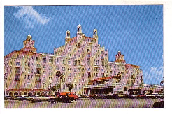 Don-Ce-Sar Resort Hotel,60's Cars, St Petersburg Beach, Florida, Photo Sparky...