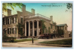 c1905 The Old Carey Building Cars Batavia New York NY Unposted Antique Postcard