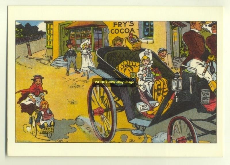 ad1795 - Frys Cocoa - modern advert postcard