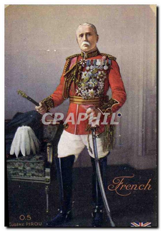 Postcard Former Army General French