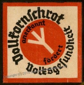 3rd Reich NSDAP Health Propaganda Vignette MNH 77471