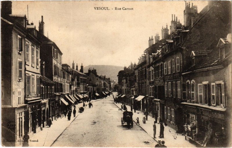 CPA Vesoul Rue Carnot (1273356)