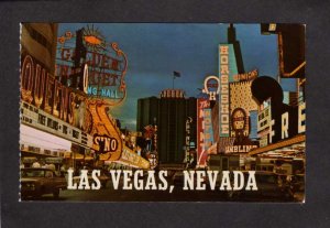 NV Golden Nugget Hotel Casino Plaza Horseshoe The Mint Las Vegas Nevada Postcard