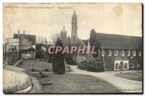 Old Postcard Senlis Chateau Henry IV Interior Park