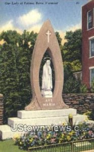 Our Lady of Fatima - Barre, Vermont VT  