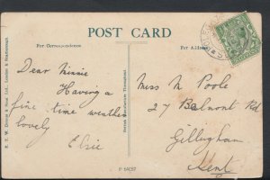 Genealogy Postcard - Poole - 27 Belmont Road, Gillingham, Kent - RF1007