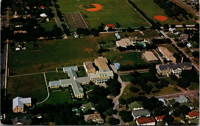 Juliette Fowler Homes Aerial View Staff Home Aged Activites Postcard VTG UNP 