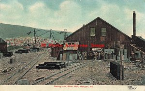 PA, Bangor, Pennsylvania, Quarry & Slate Mill Mining Scene, 1907 PM 