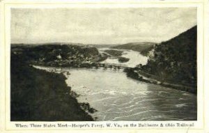 Baltimore & Ohio Railroad  - Harpers Ferry, West Virginia WV  