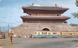 Ancient North Gate Korea Postcard