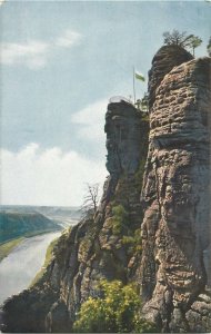 Sachsiche Schweiz Basteifelsen Postcard