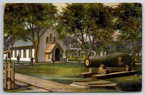 Monroe Virginia Post Chapel Fortress Postcard C22