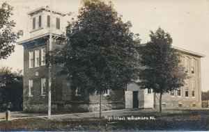 RPPC Williamson, Wayne County NY, New York - The High School - pm 1910