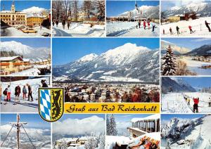 BG13348 ski gruss aus    bad reichenhall  germany