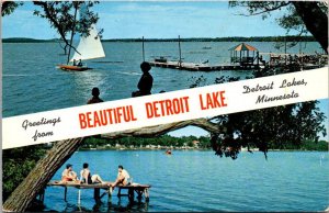 Greetings From Detroit Lake Minnesota Multi View