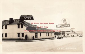 NV, Elko, Nevada, RPPC, Ranch Inn, Coffee Shop, Exterior View, Photo