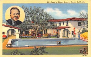 Home of Mickey Rooney Encino, California USA Unused 