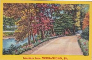 Pennsylvania Greetings From Morgantown