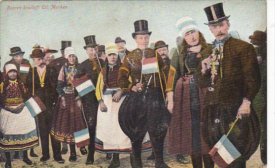 Netherlands Marken Peolpe In Typical Costume