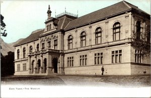 Cape Town Museum Exterior Visitor Antique Postcard UDB UNP Unused 