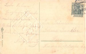 Germany 1910 Gruesse aus Remscheid Windmill embossed vintage postcard