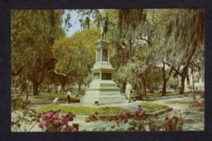 SC Battery Monument CHARLESTON SOUTH CAROLINA Postcard