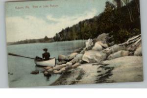 Auburn ME Lake c1910 Postcard