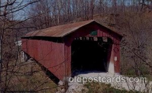 Bainbridge, Putnam County, Indiana USA Pine Bluff Bridge Unused 