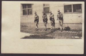 Soldiers Postcard 