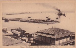 Egypt Suez Entrance Of The Canal Into The Red Sea