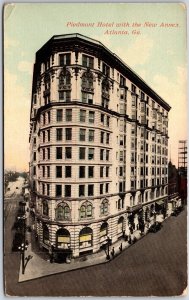 Piedmont Hotel With The New Annex Atlanta Georgia GA Street View Postcard
