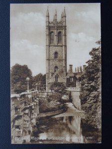 Oxford MAGDALEN COLLEGE Founded A.D.1458 - Old Postcard by Frith 26820