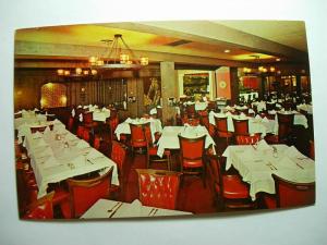 pre-1980 BLACK ANGUS STEAK HOUSE RESTAURANT Springfield IL Unused Postcard y7735