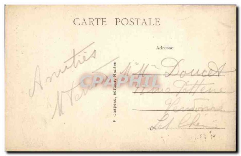 Old Postcard Pouliguen L & # 39eglise