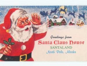 Pre-1980 SANTA CLAUS HOUSE TOURIST ATTRACTION North Pole Near Fairbanks AK E8905