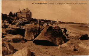 CPA ILE-de-NOIRMOUTIER - La Plage de la Clere et la Villa Jeanne-d'Arc (637300)